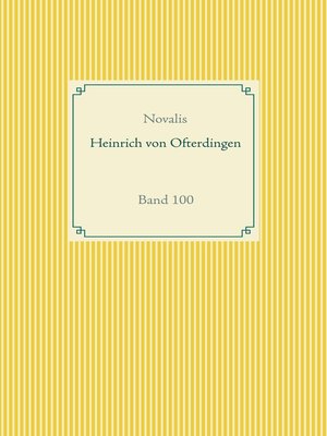 cover image of Heinrich von Ofterdingen